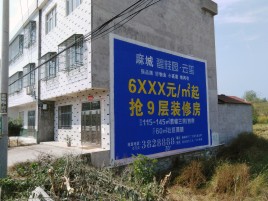 周宁墙体广告质量分析